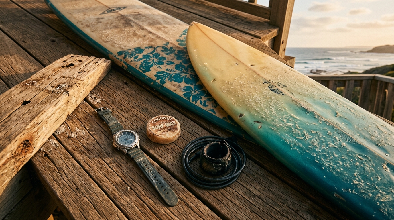 Boards and gear on the Gold Coast